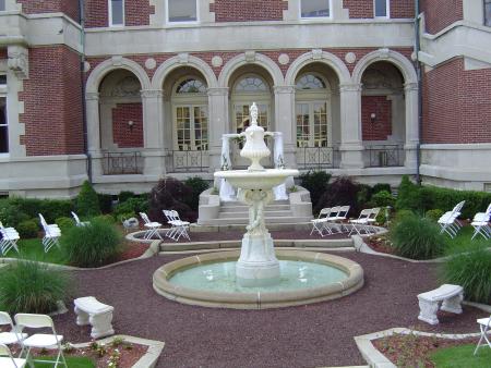 mansion fountain