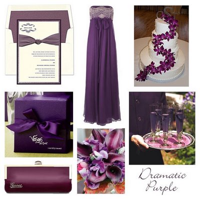 Aubergine Colour Dress