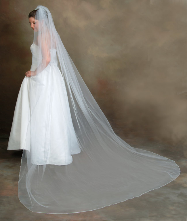 cathedral style veils