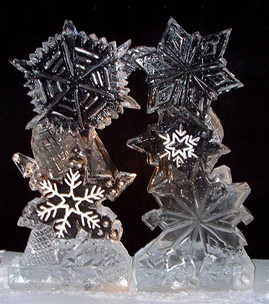 Snowflake Ice Sculpture