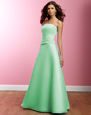 pastel green bridesmaid dress