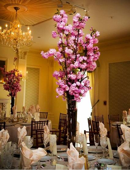 Brides Helping Brides ™ - Cherry Blossom Centerpieces? | LIWeddings